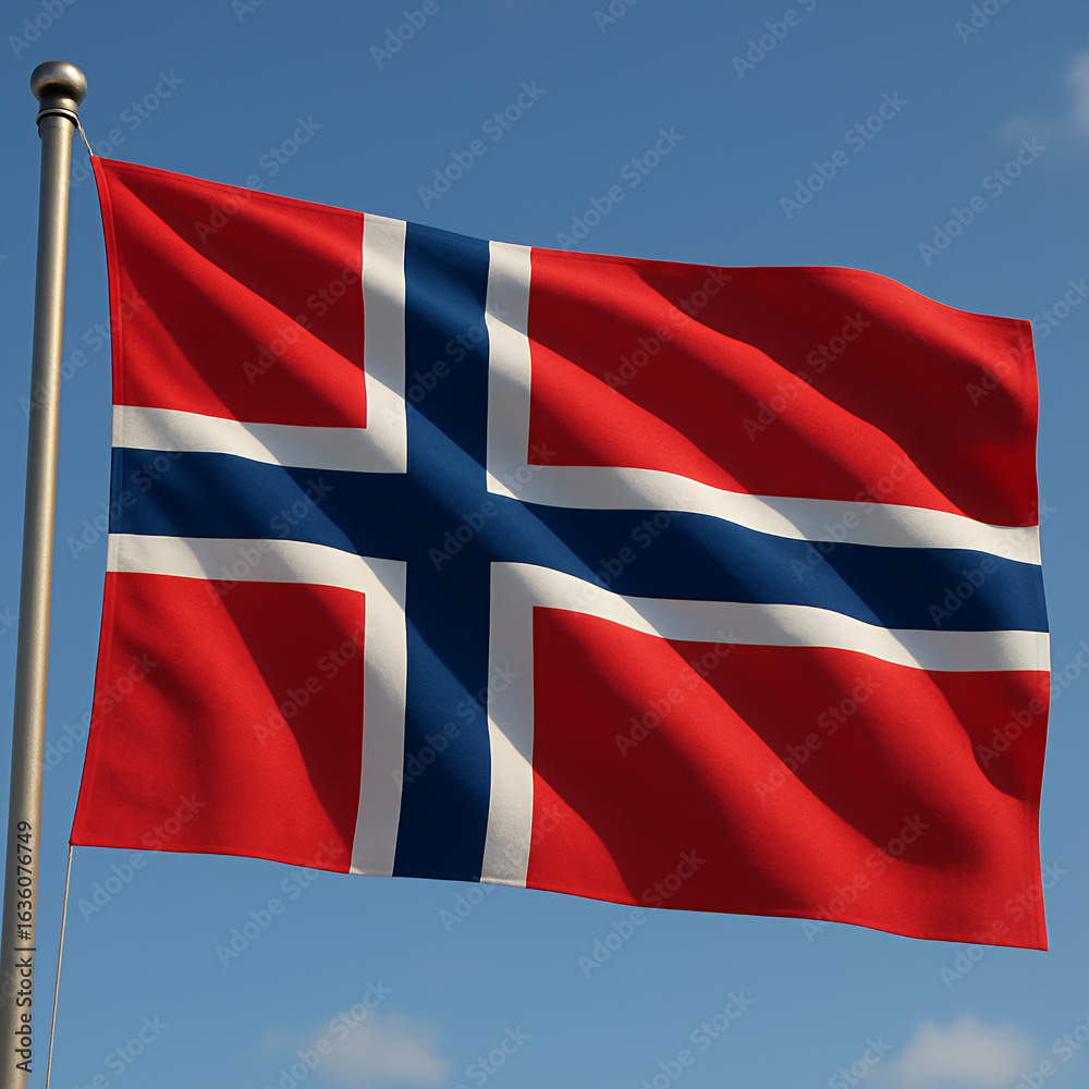 Fototapeta premium flag of Norway