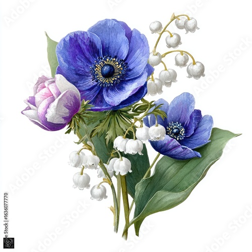 Floral bouquet illustration