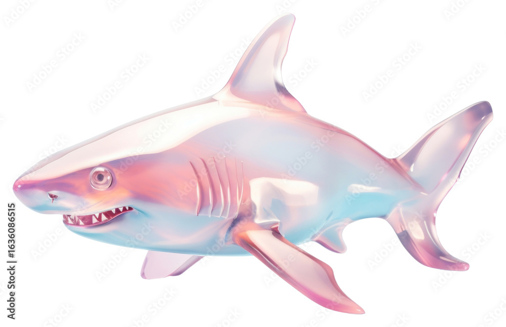 Fototapeta premium PNG Animal shark fish underwater.