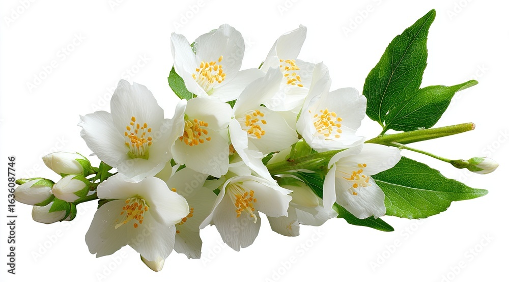 Obraz premium Close-up of jasmine blossoms