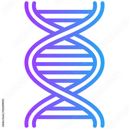 Dna icon for human body, business, medical, clinic, website, application, printing, document, poster design, etc