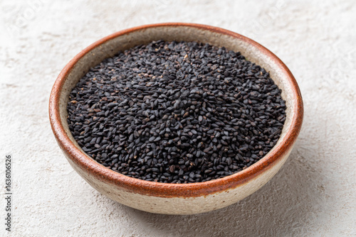 black sesame in a bowl