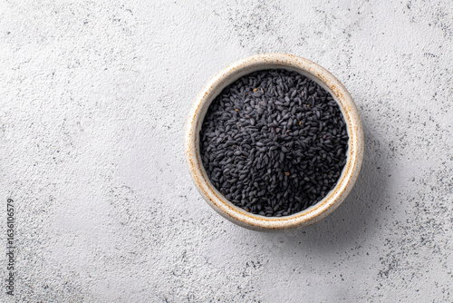 black sesame in a bowl