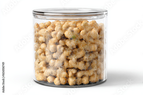 beans in a jar