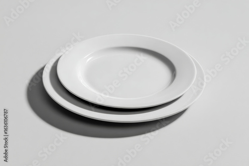 empty white plate