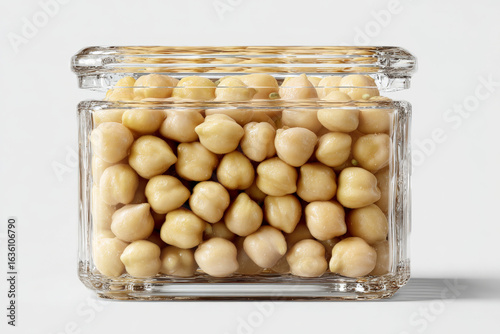 beans in a jar