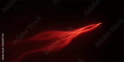 Abstract fiery red background with glowing orange flames and waves of hot energy