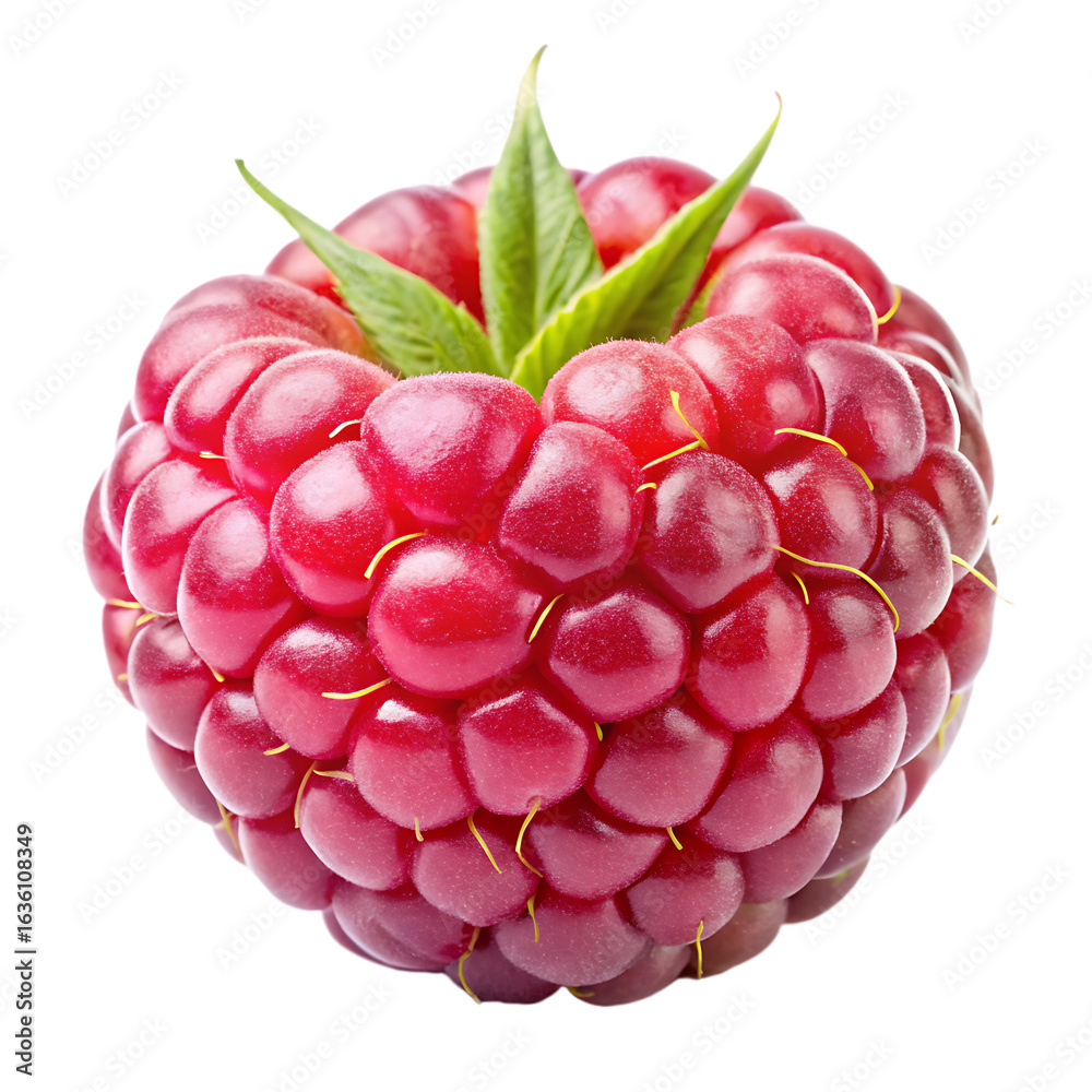 raspberry fruit isolated on white background raspberry fruit isolated on white background