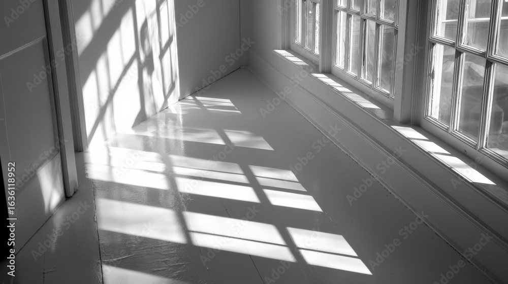 Obraz premium empty room with window