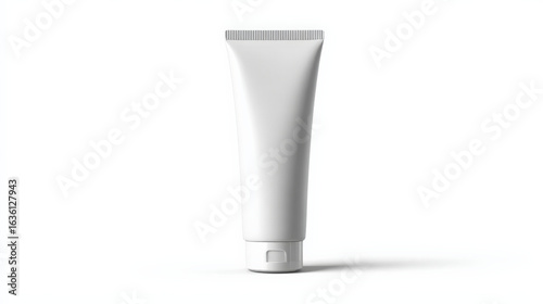 white tube isolated on white