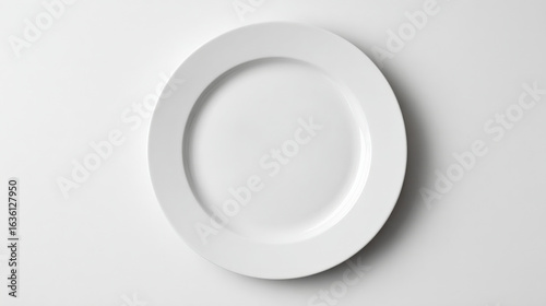 white ceramic plate