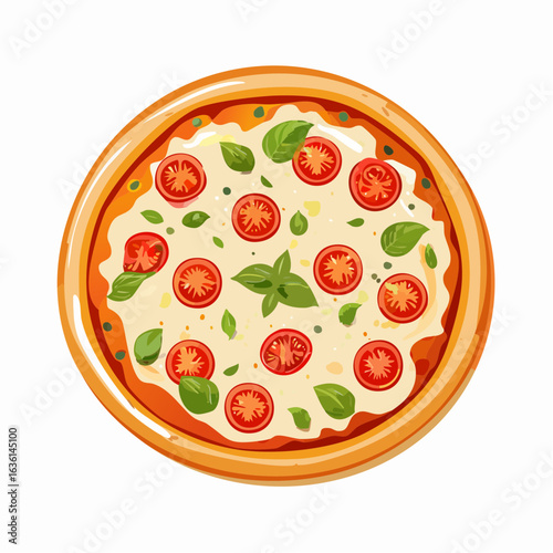 Frische Margherita-Pizza