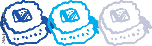 Cute sushi character Japanese cuisine