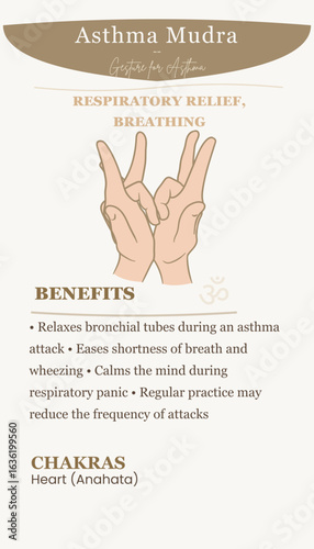 Asthma Mudra Hand Gesture for Respiratory Relief