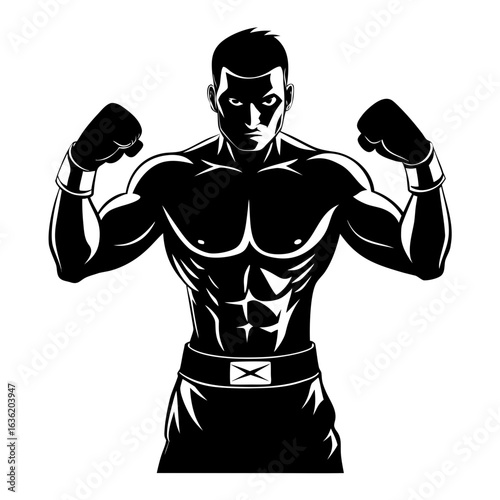 man with boxing gloves