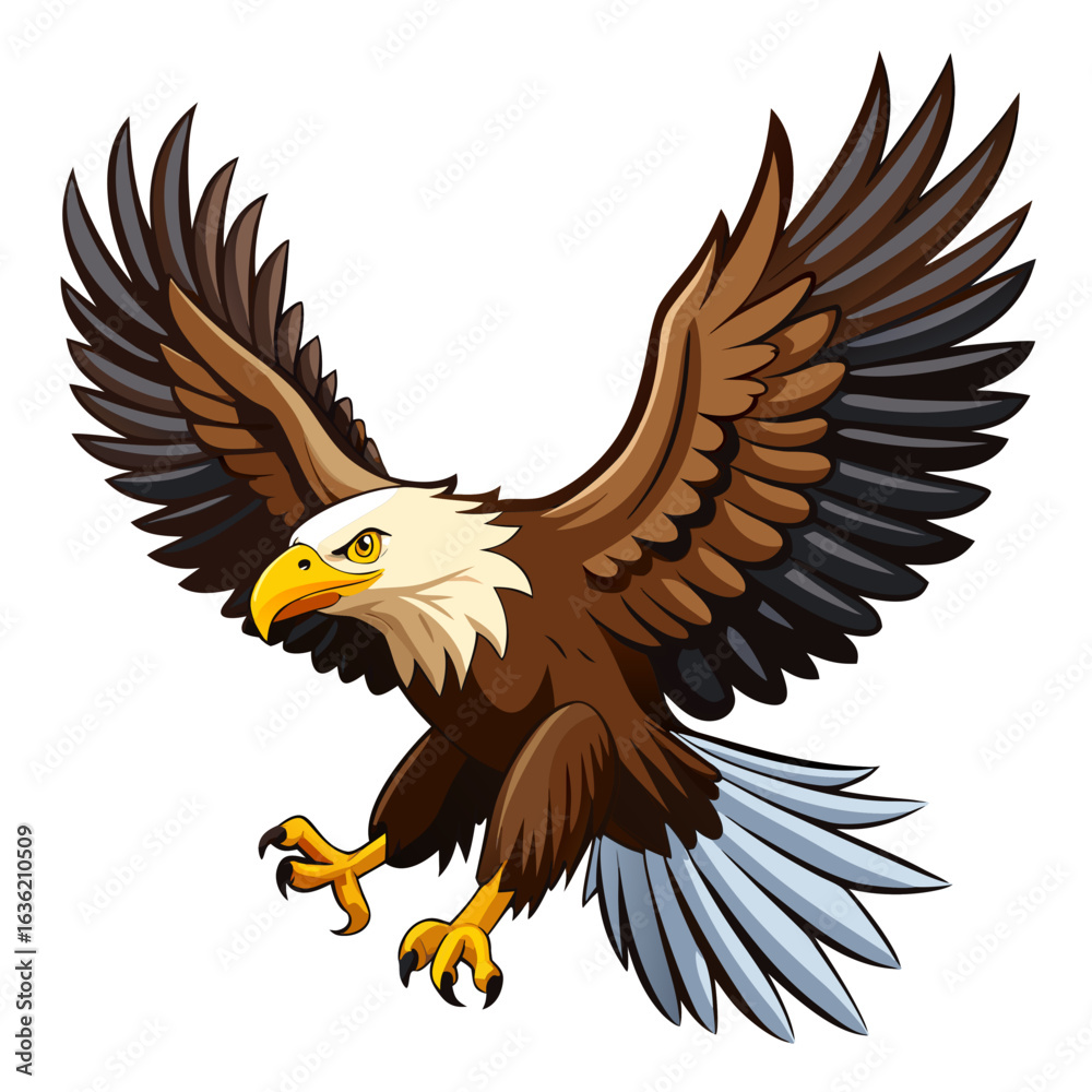 Obraz premium bald eagle in flight