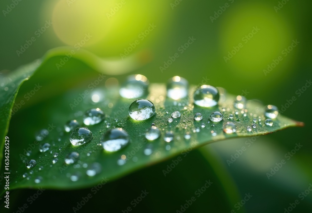 crystal clear water droplets refreshing green leaf nature macro, plant, dew, garden, texture, shine, vibrant, wet, organic, transparency, illumination crystal clear water droplets refreshing green leaf nature macro, plant, dew, garden, texture, shine, vibrant, wet, organic, transparency, illumination