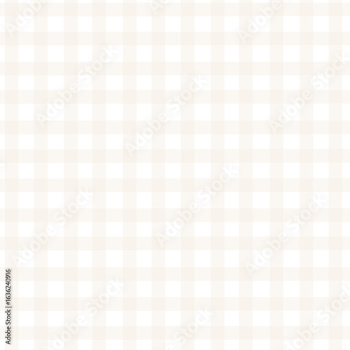 Beige plaid background vector illustration.	