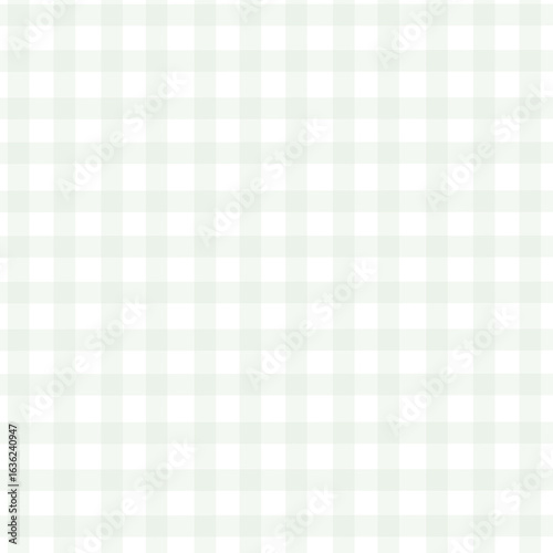 Green plaid light background vector illustration.	