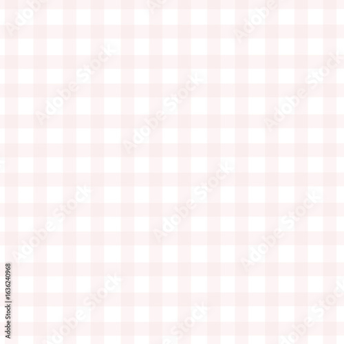 Geometric pink plaid print in pastel tones, vector background