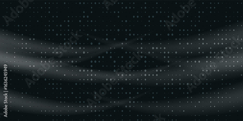 Smooth elegant black satin texture abstract background. Luxurious background design