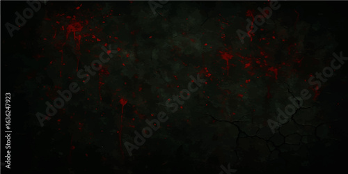 Grunge film strip background with red smoke and fiery, textured orange light