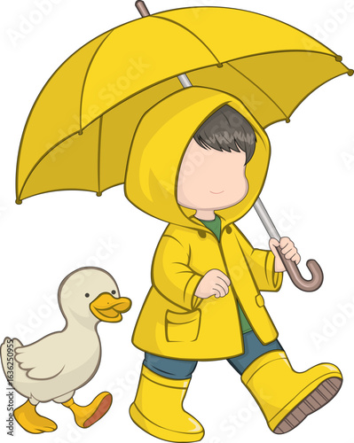 boy with umbrella