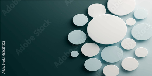 White and colorful medicine pills isolated on a white background for health and pharmacy concepts
