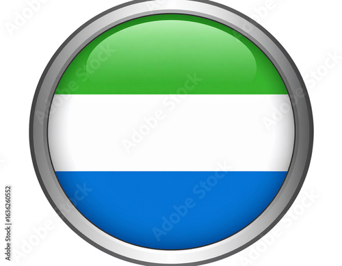 Sierra Leone Flag in Circular Button Badge Format, Glossy Finish Free Download Sierra Leone Flag in Circular Button Badge Format, Glossy Finish - GFXLoad