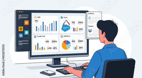 Analyzing Cloud Performance Data on a Dashboard For Effective Management