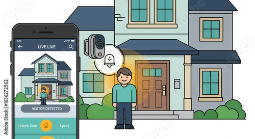 Smart Home Surveillance System with Smartphone App For Security