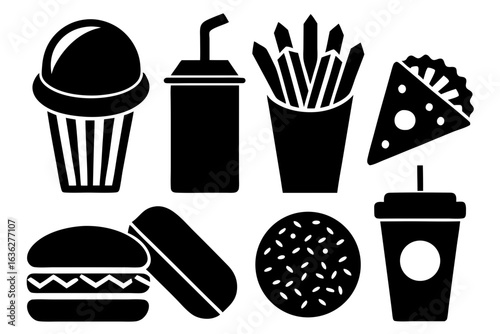 fast food symbols