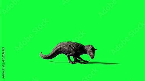 Indoraptor Dinosaur on Green Screen – Realistic Jurassic Creature VFX