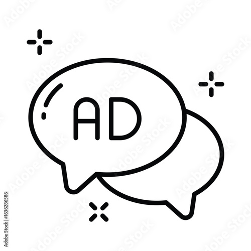 Have a look at this outline promotional chat window