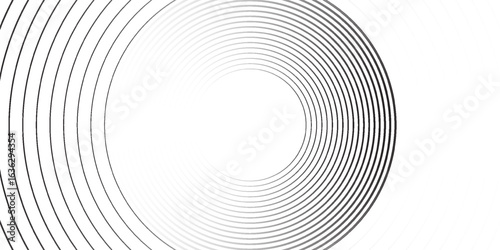 Black mascara circular texture, brush stroke isolated on white background. vector eps10