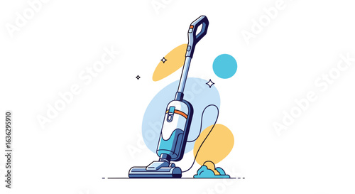 A powerful vertical vacuum cleaner designed for effortless home cleaning and dust removal tasks