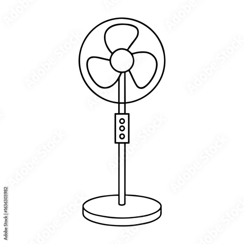fan icon vector