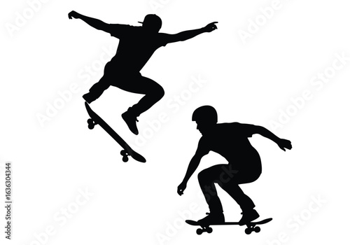 Basketball player jumping in action, silhouette isolated on white background sports silhouette