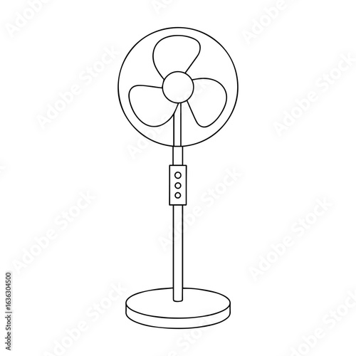 fan icon vector