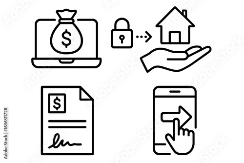 Digital transactions and online security measures for real estate investments in modern finance