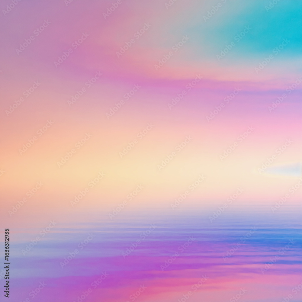 Fototapeta premium Silky color blend in pastel tones moving like slow ink in water