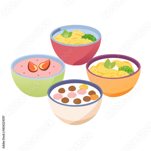 vegetable soup in a bowl