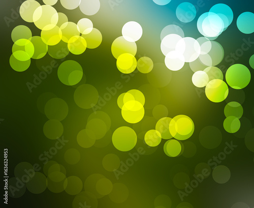 green bokeh background gardient wallpaper