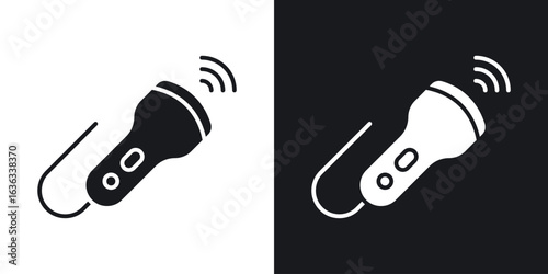 Ultrasound icon flat, silhouette, vector illustrations. flat glyph designs