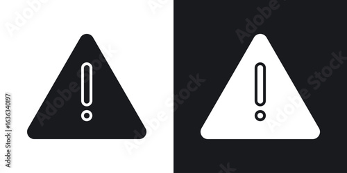 Risk icon flat, silhouette, vector illustrations. flat glyph designs