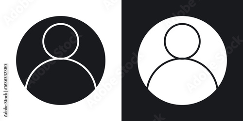 Login icon flat, silhouette, vector illustrations. flat glyph designs