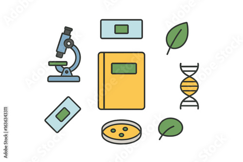 Exploring science through microscopy, notebooks, DNA, and natural elements in an educational setting