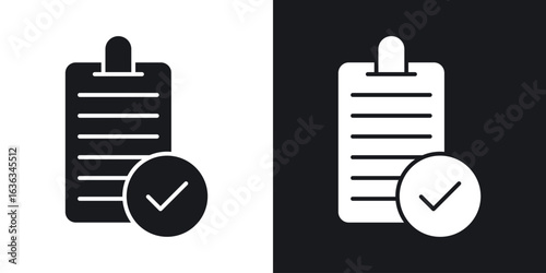Compliance icon flat, silhouette, vector illustrations. flat glyph designs