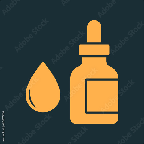 Dropper trendy practical important vector Illustration design beautiful colorful background