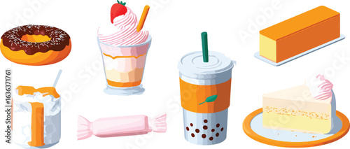 Assortment of sweet treats